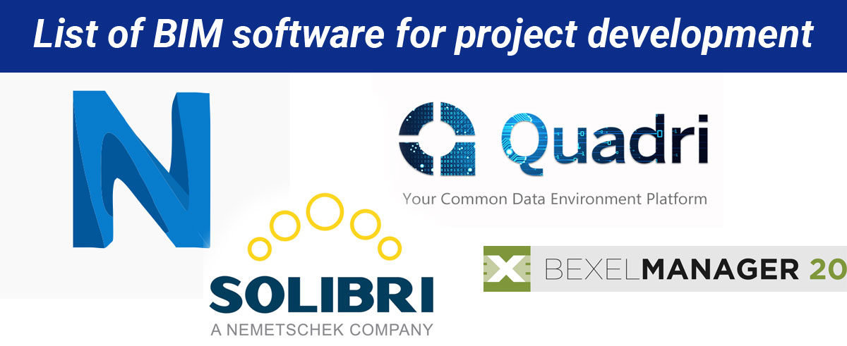 List of BIM software for project development